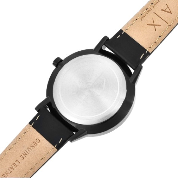 Armani Exchange Men\'s Stainless Steel Three Hand Dress Watch